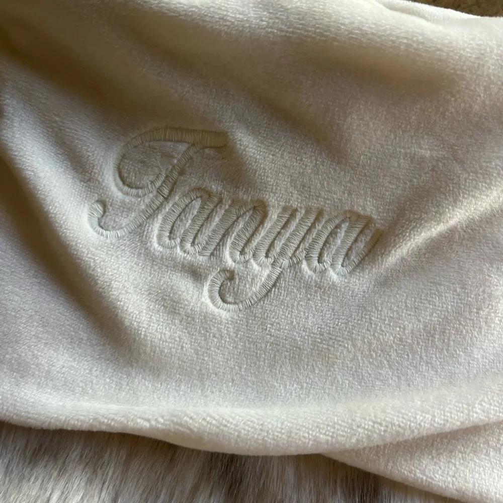 Restoration Hardware Baby & Child Snow Leopard Cream Faux Fur Christmas Stocking